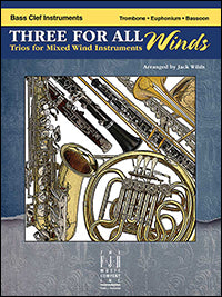 Three For All Winds - Bass Clef Instruments