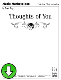 Thoughts of You (Digital Download)