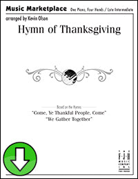 Hymn of Thanksgiving (Digital Download)