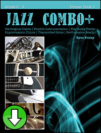 Jazz Combo+ Drum Set Book 1 (Digital Download)