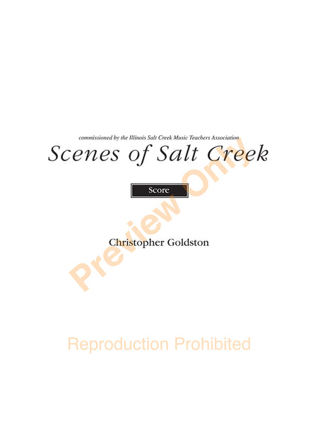 Scenes of Salt Creek