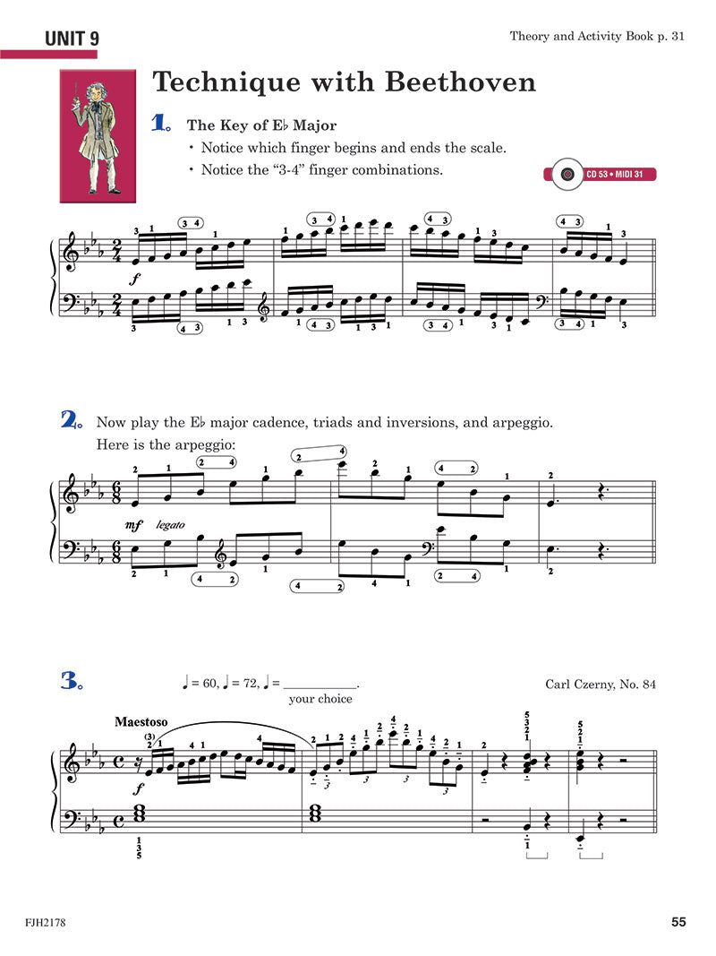 Succeeding at the Piano Lesson and Technique Book- Grade 5
