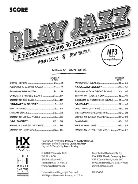 Play Jazz - Score