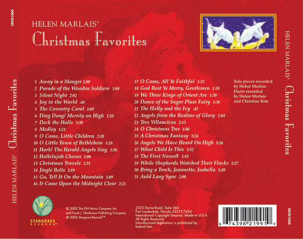 Helen Marlais' Christmas Favorites CD