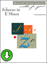 Scherzo in E Minor (Digital Download)