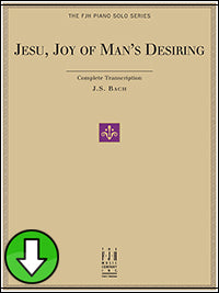 Jesu, Joy of Man’s Desiring (Digital Download)