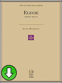 Elegie, Melodie, Op. 10 (Digital Download)