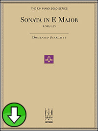 Scarlatti’s Trumpet Sonata in E Major, K. 380, L. 23 (Digital Download)