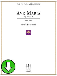 Ave Maria Op. 52, No.6 (Digital Download)