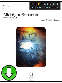 Midnight Sonatina, Op. 70, No. 15 (Digital Download)