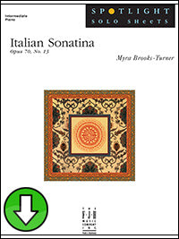 Italian Sonatina, Op. 70, No. 13 (Digital Download)