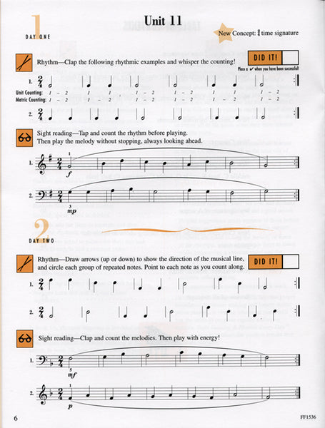 Sight Reading and Rhythm Every Day, Book 1B