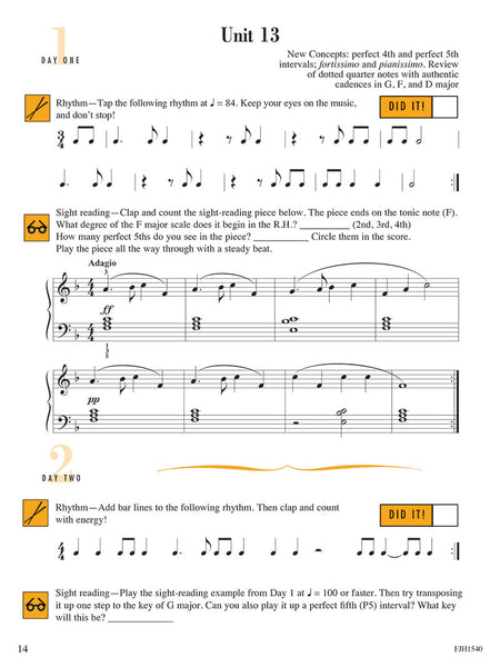 Sight Reading and Rhythm Every Day, Book 3B
