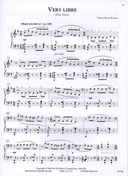 In Recital for the Advancing Pianist, Original Solos, Book 1