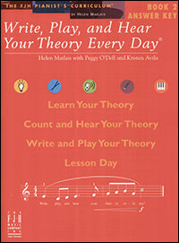 Write, Play, and Hear Your Theory Every Day, Answer Key, Book 2