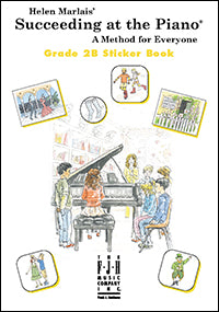 Succeeding at the Piano Sticker Book - Grade 2B