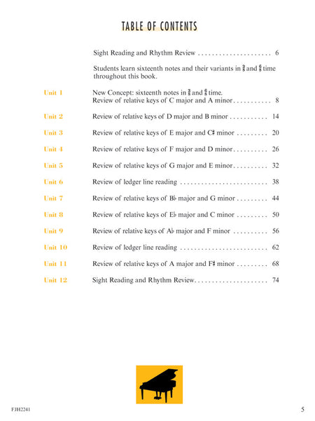 Sight Reading and Rhythm Every Day, Book 7