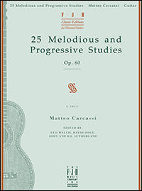 25 Melodious and Progressive Studies, Op. 60 – (Matteo Carcassi)