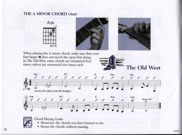The FJH Young Beginner Guitar Method Exploring Chords Book 1
