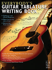 Everybody's Guitar Tablature Writing Book