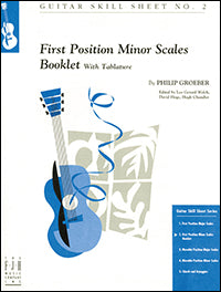 Guitar Skill Sheet No. 2 - First Position Minor Scales