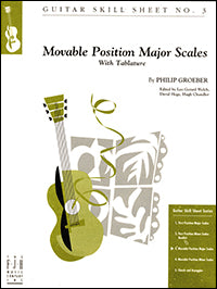 Guitar Skill Sheet No. 3 - Movable Position Major Scales