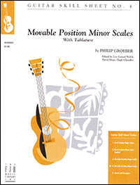 Guitar Skill Sheet No. 4 - Movable Position Minor Scales