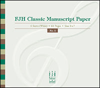 FJH Classic Manuscript Paper No. 1