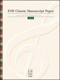 FJH Classic Manuscript Paper No. 2