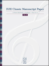 FJH Classic Manuscript Paper No. 3