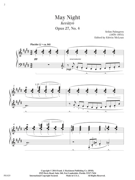 May Night, Op. 27, No. 4 (Digital Download)