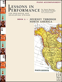 Lessons in Performance Book 1, Journey Through North America - Piano Accompaniment