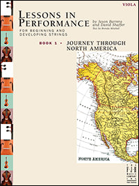 Lessons in Performance Book 1, Journey Through North America - Viola