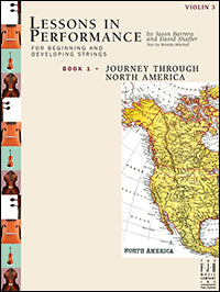 Lessons in Performance Book 1, Journey Through North America - Violin 3