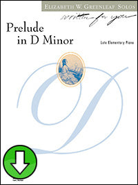 Prelude in D Minor (Digital Download)