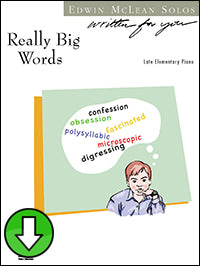 Really Big Words (Digital Download)