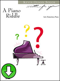 A Piano Riddle (Digital Download)